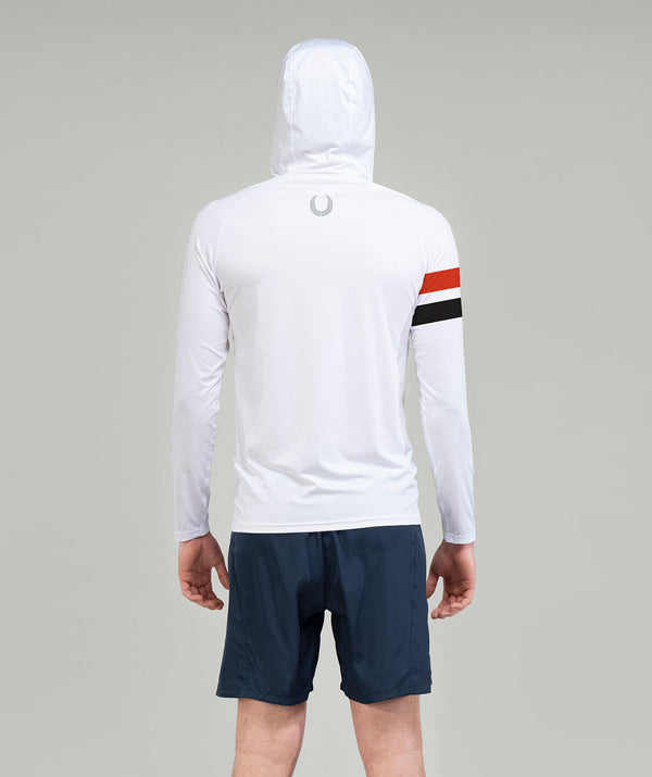 Men's Thames Rowing Club Sun Hoodie LS - White