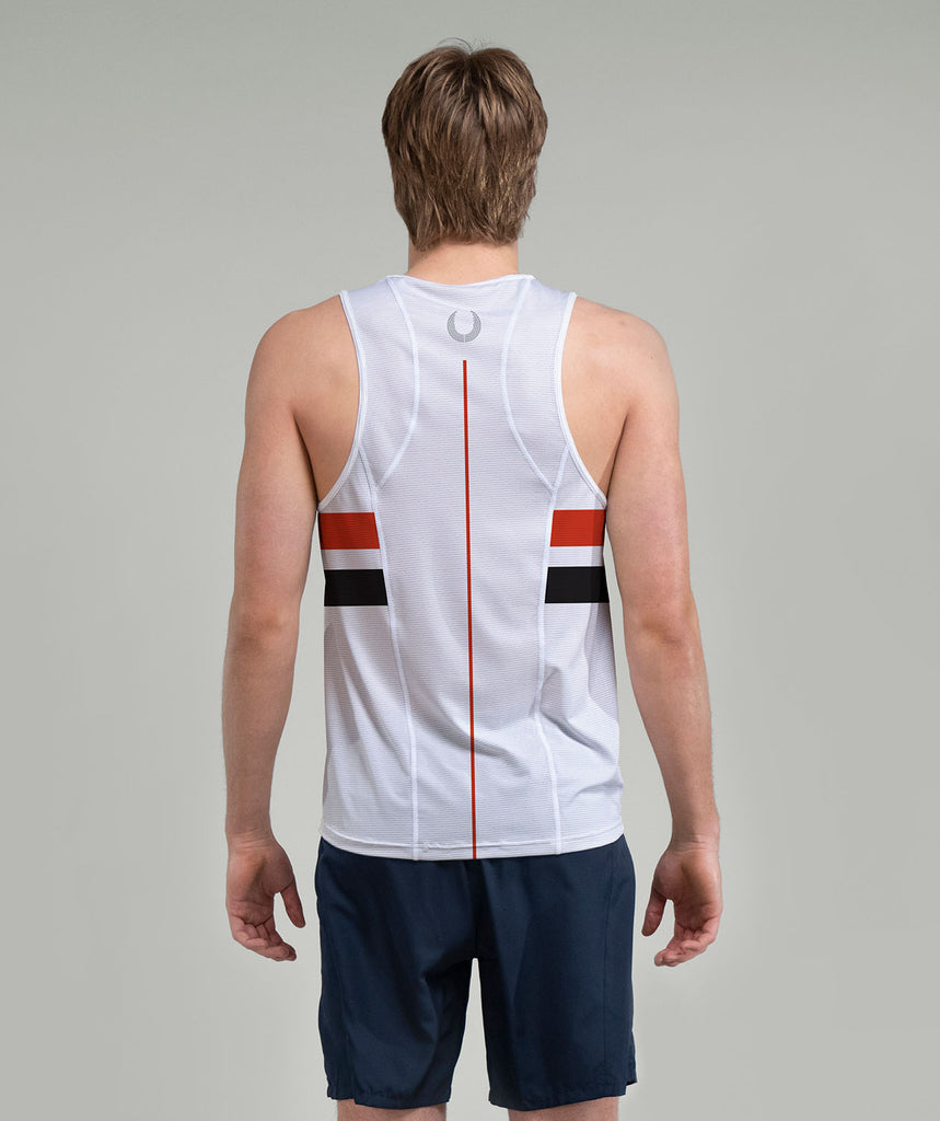 Men's Thames Rowing Club Performance Tank - White