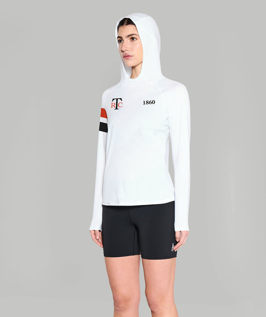 Women's Thames Rowing Club Sun Hoodie LS - White