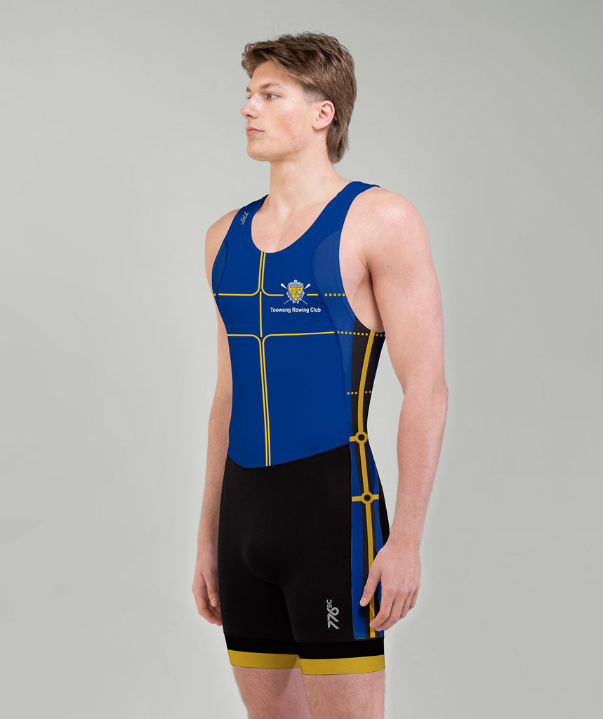 Men's Toowong Rowing Motion Pro Unisuit - Black/Blue
