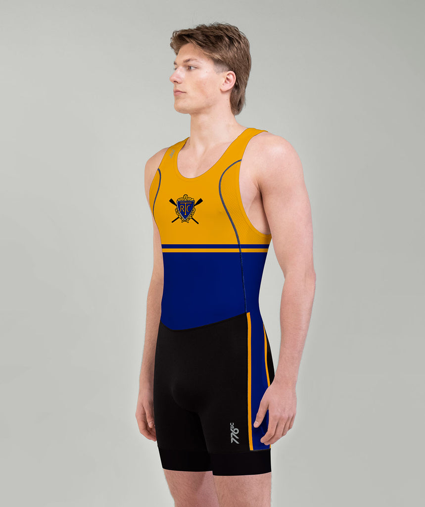 Men's Toowong Rowing Pro Unisuit - Blue/Yellow
