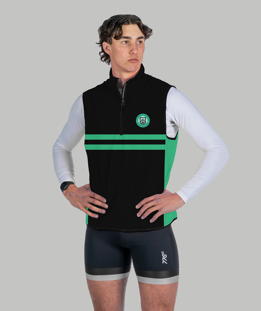 Men's University of Exeter Stratus Vest - Black/Green