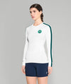 Women's University of Exeter Base Layer LS - White/Green