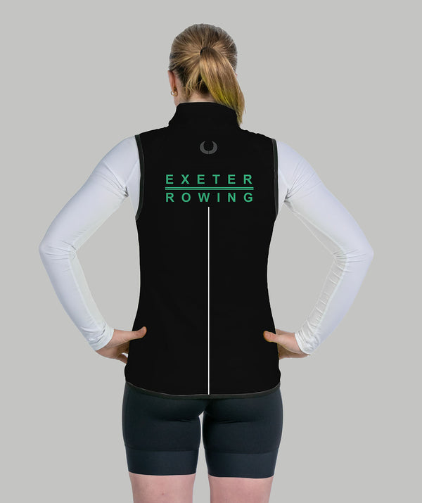 Women's University of Exeter Stratus Vest - Black/Green