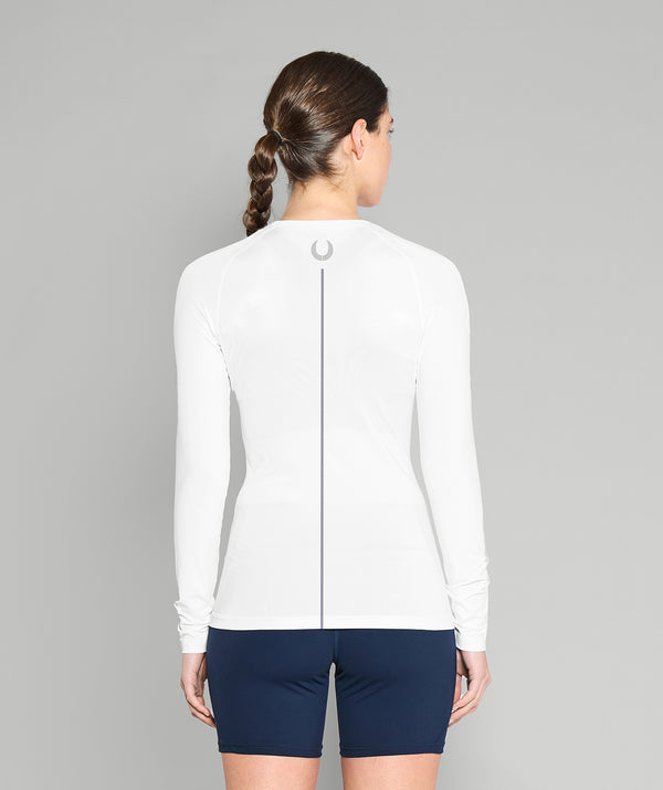 Women's Unidrop 04 Base Layer LS - White/Gradient