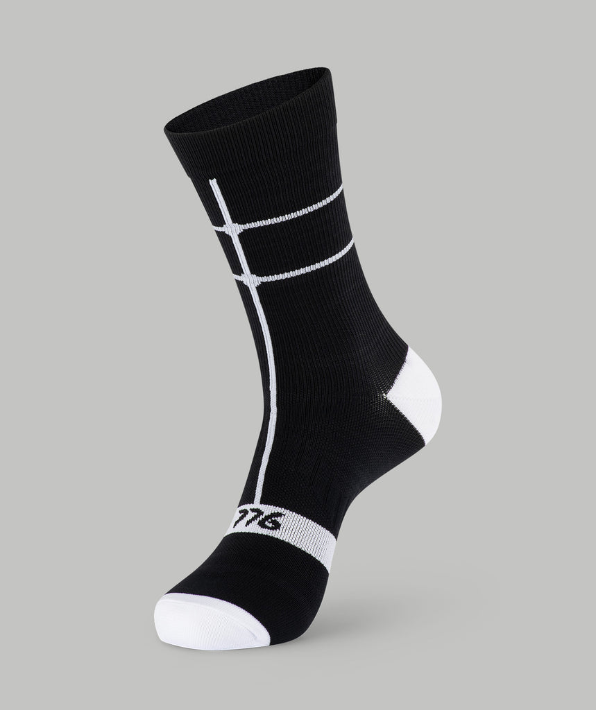 Motion Performance Socks - Black/White