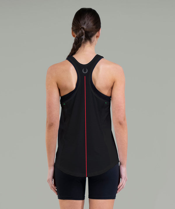 Women's Waikato Rowing Performance Tank - Black