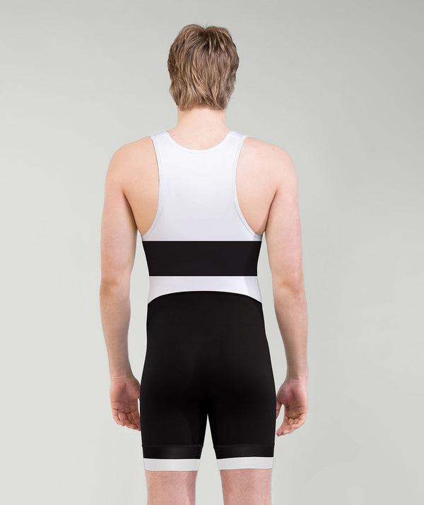 Men's Whakatane Rowing Club Streamline Unisuit Leg Band - Black/White
