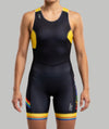 Women's Richmond Pride Rowing Club Pro Unisuit - Yellow/Black