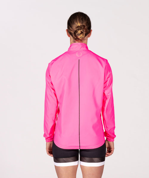 Women's Cirrostratus Wind Jacket - Neon Pink