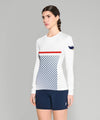 Women's Yarm School Base Layer LS - White