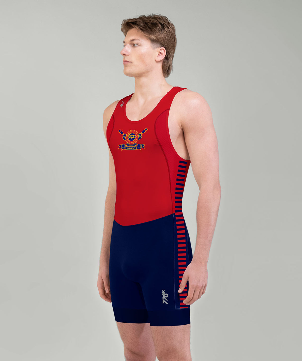 Men's Yarra Yarra Rowing Club Racing Pro Unisuit - Navy/Red