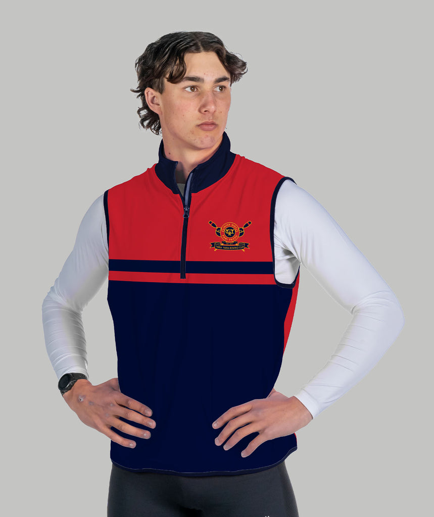 Men's Yarra Yarra Rowing Club Stratus Vest - Navy/Red