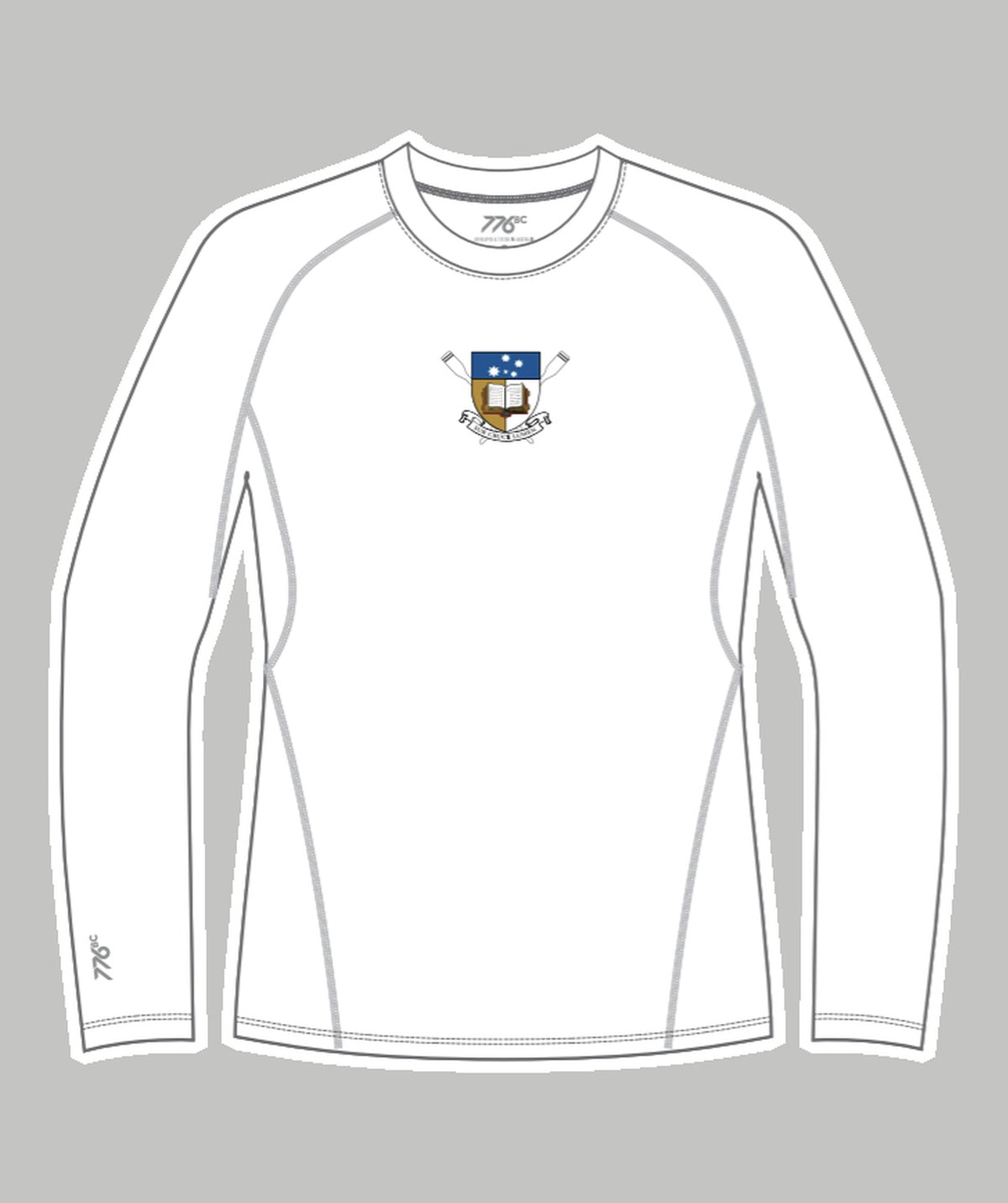 Men's AUBC Base Layer LS - White
