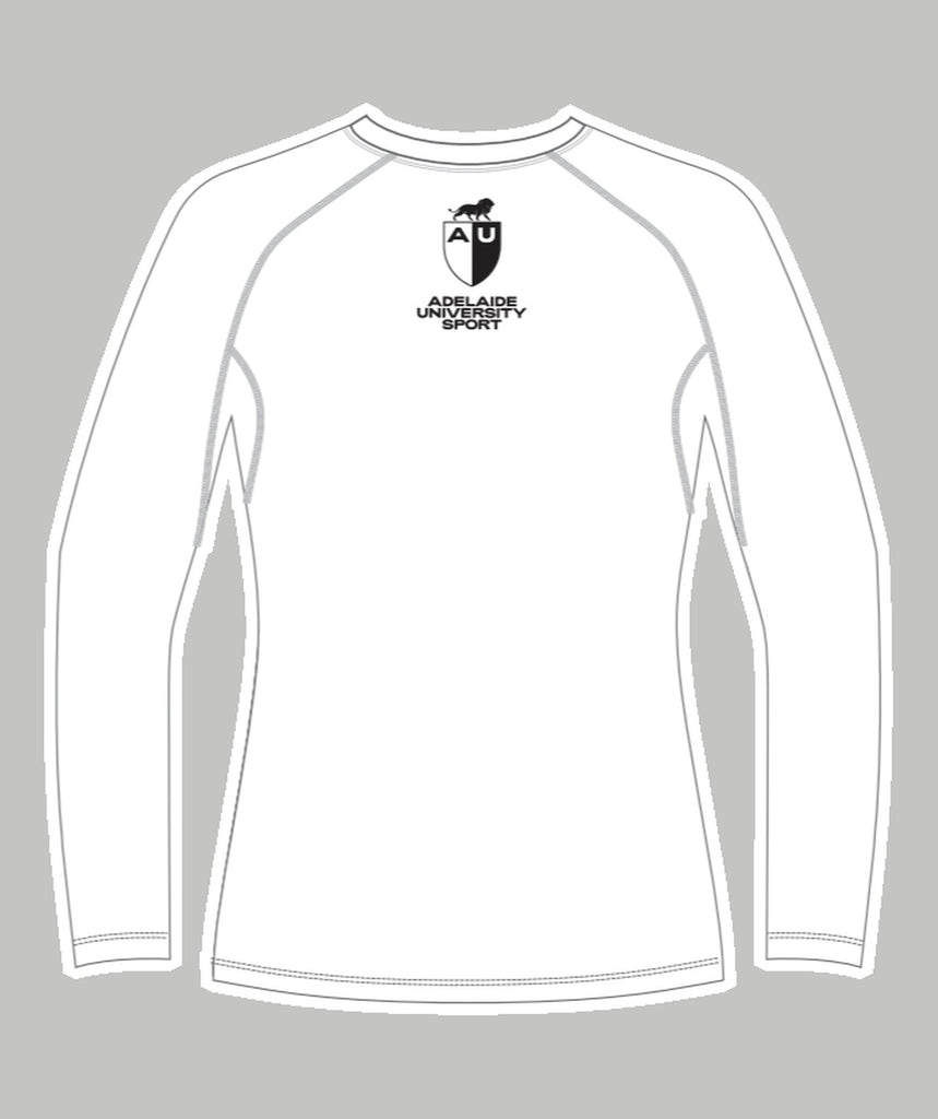 Women's AUBC Base Layer LS - White