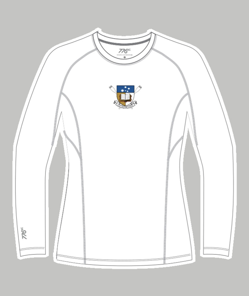 Women's AUBC Base Layer LS - White
