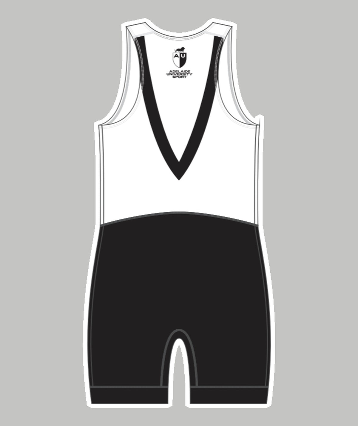 Men's AUBC Streamline Unisuit Leg Band - Black/White