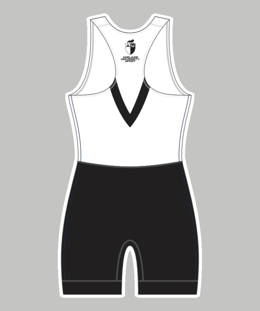 Women's AUBC Streamline Unisuit Leg Band - Black/White
