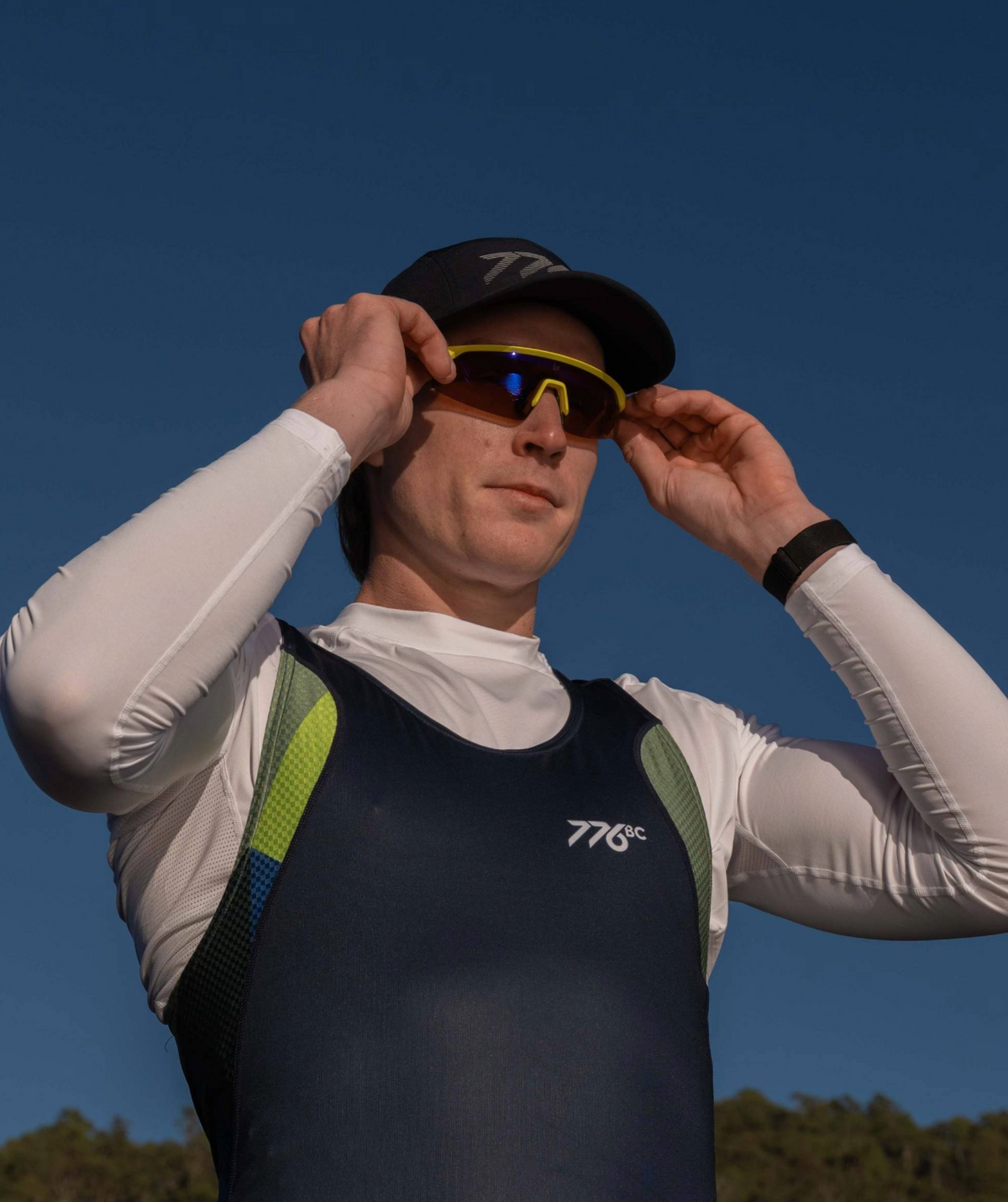 Men's Wreath Performance LS Base Layer - White