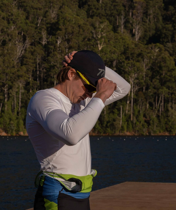 Men's Wreath Performance LS Base Layer - White