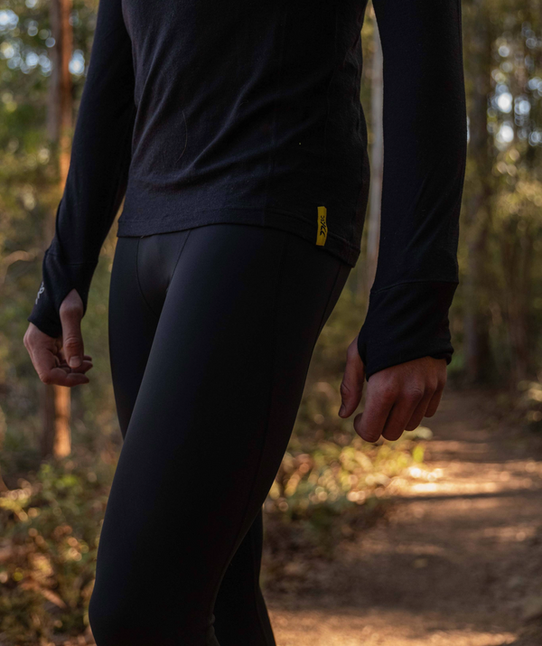 Men's Wreath Performance Tight - Black