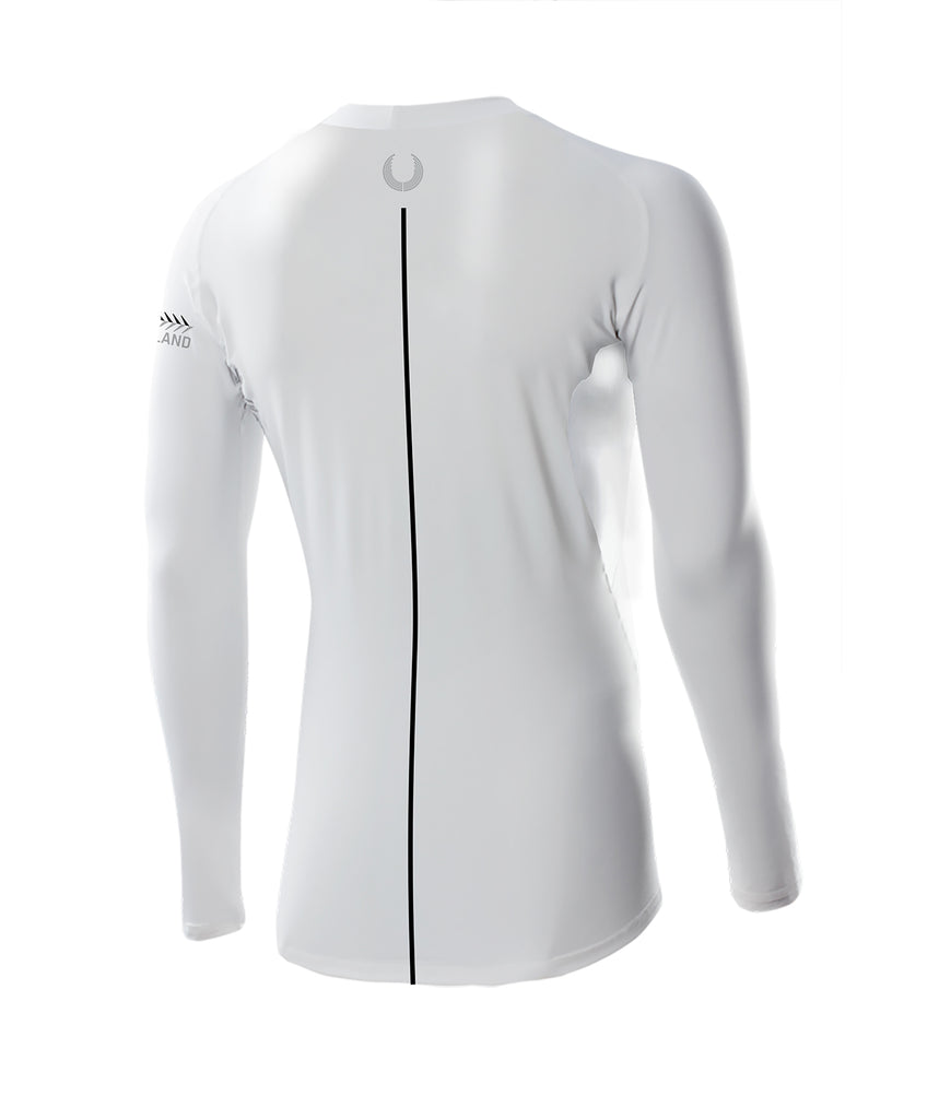 Men's 776BC x Rowing NZ Performance Base Layer LS - White