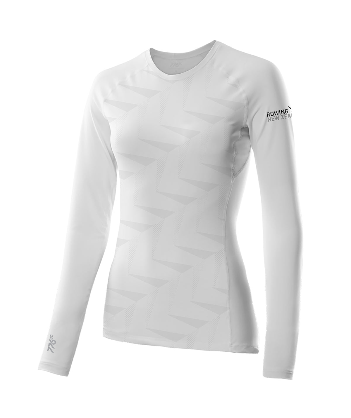 Women's 776BC x Rowing NZ Performance Base Layer LS - White