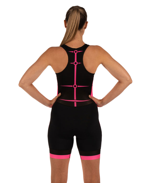 Women's Motion Pro Unisuit - Black/Pink