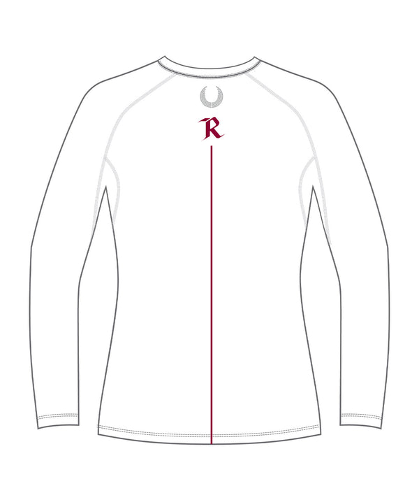 Women's Radford College LS Base Layer - White